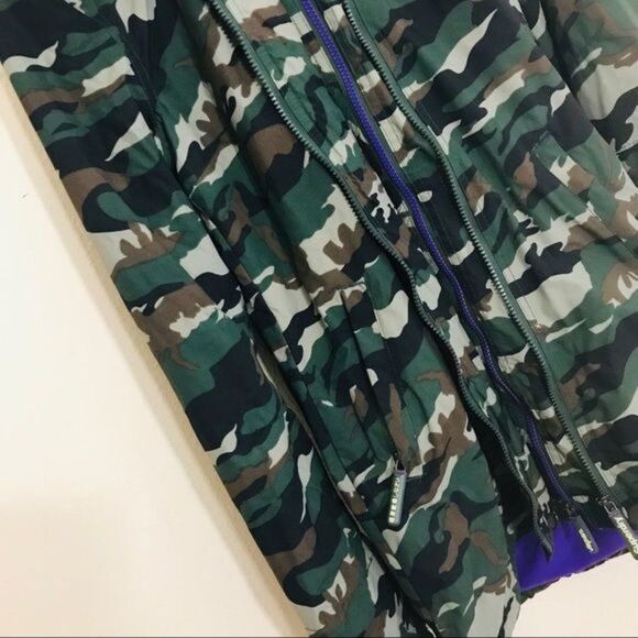 SUPERDRY Camo Print Faux Fur Professional The Parka Hooded Jacket Size XS - Picture 14 of 15